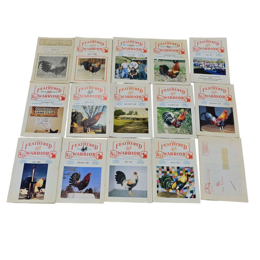 The Feathered Warrior Fowl Magazine Vintage Lot Of 15