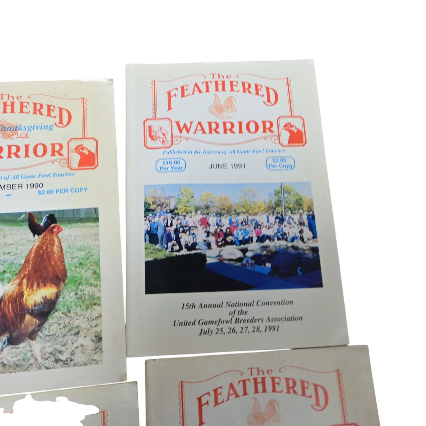 The Feathered Warrior Fowl Magazine Vintage Lot Of 15