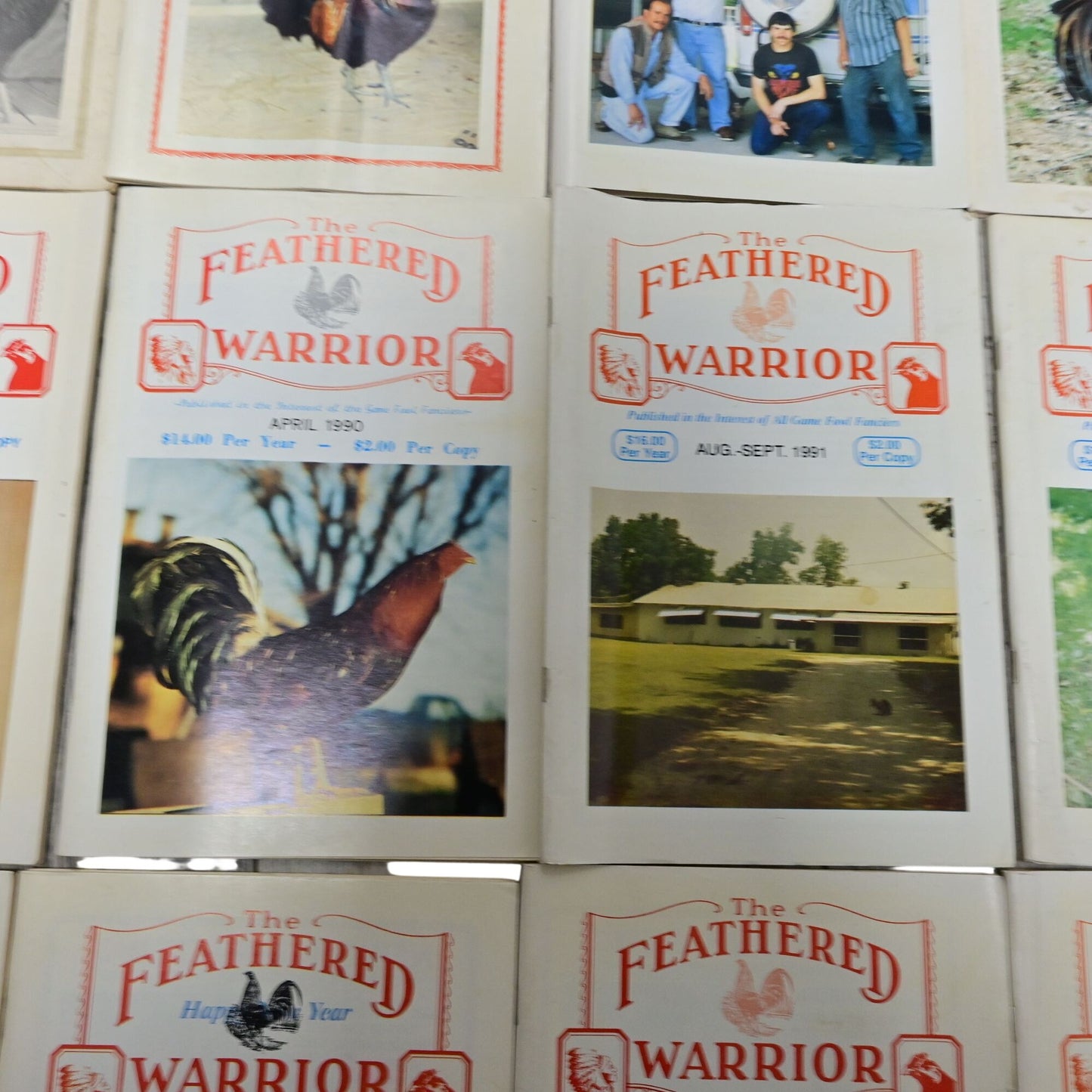 The Feathered Warrior Fowl Magazine Vintage Lot Of 15