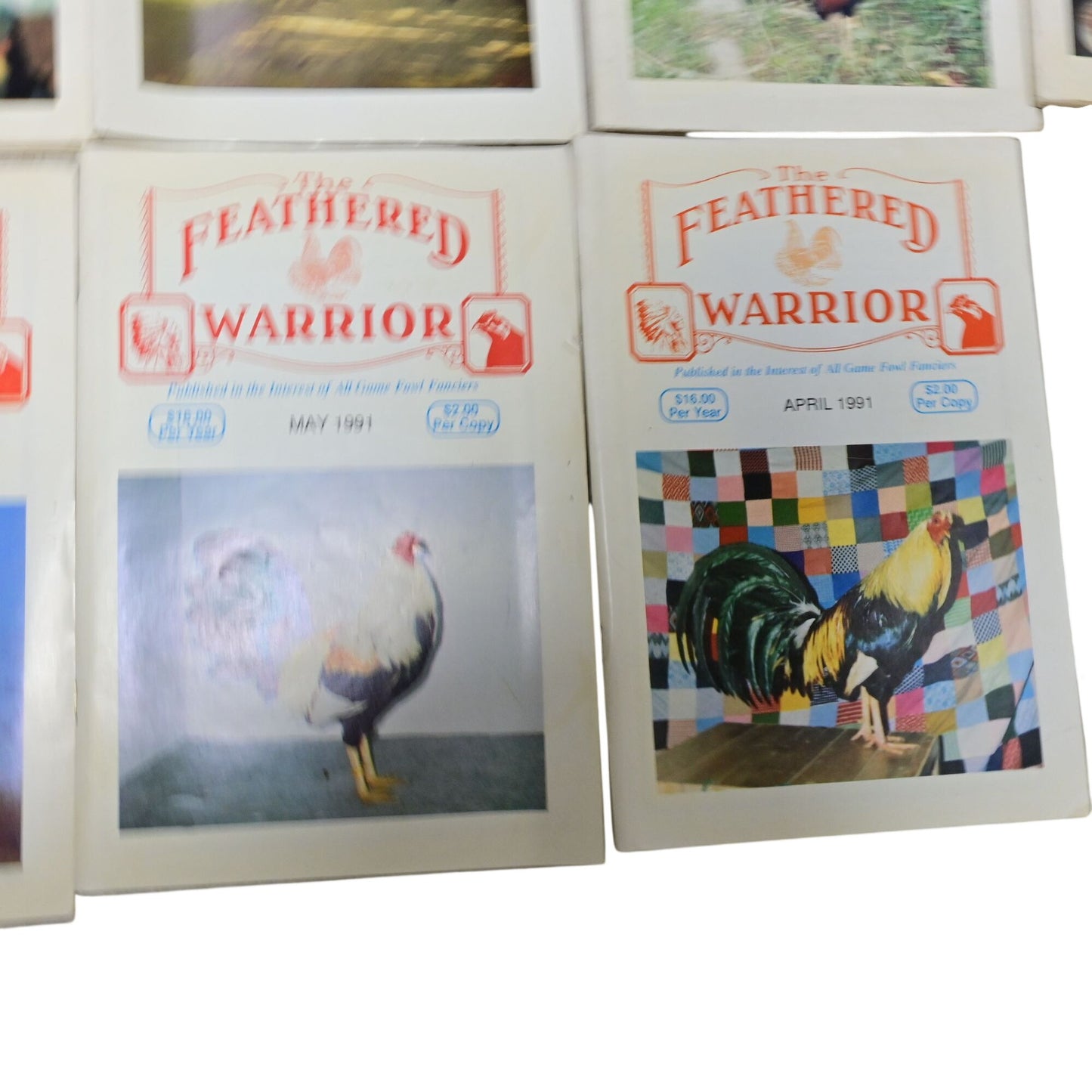 The Feathered Warrior Fowl Magazine Vintage Lot Of 15