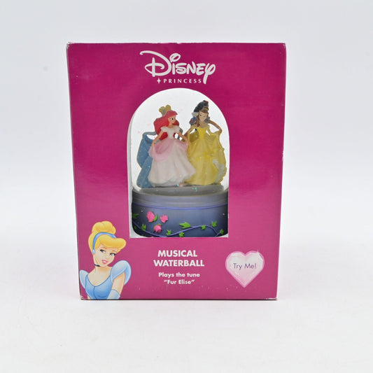 Disney Princess Musical Waterball With Ariel Belle & Cinderella By Enesco