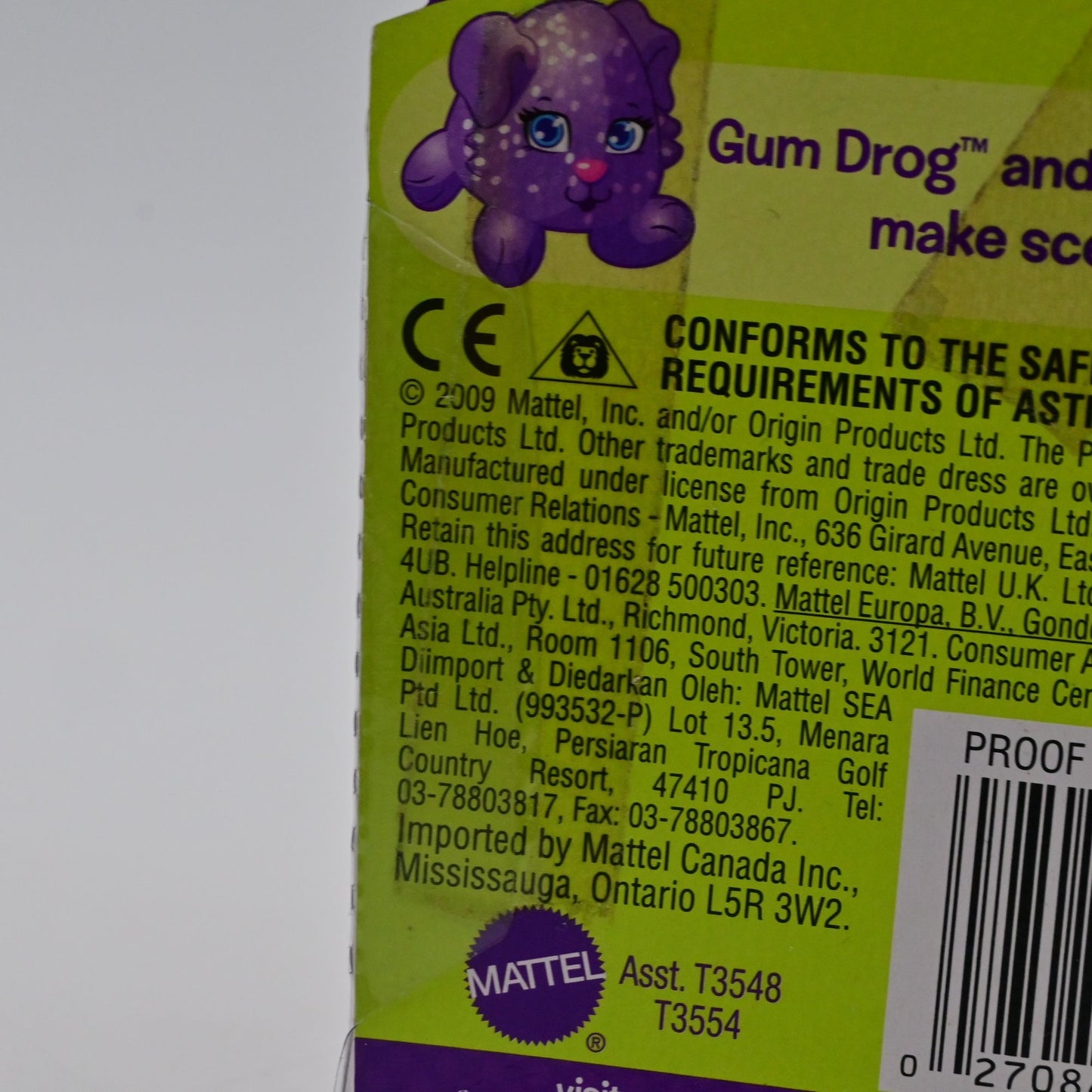Polly Pocket Glitter Dusted Gum Drog & Tigercane Figures