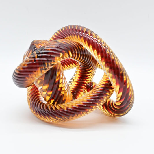 Fusion Z Studios Art Glass Rope Sculpture