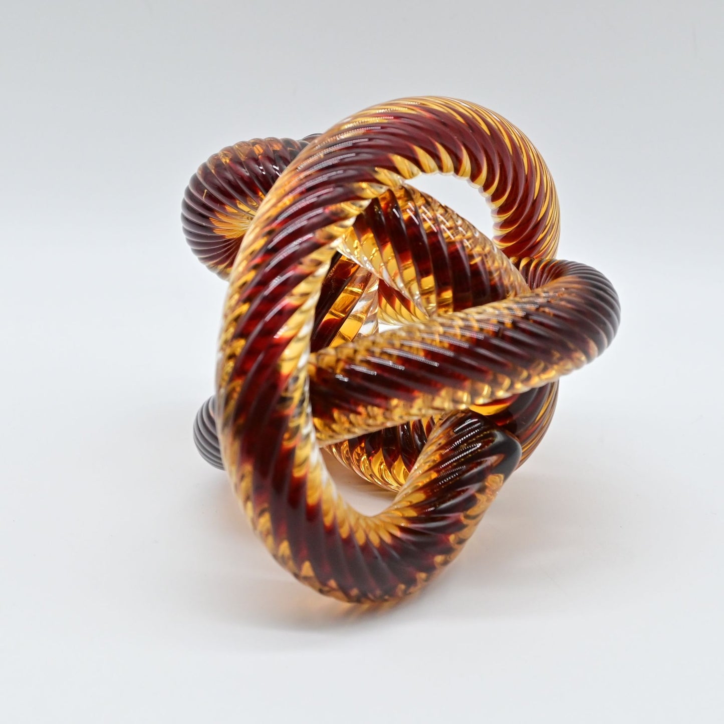 Fusion Z Studios Art Glass Rope Sculpture