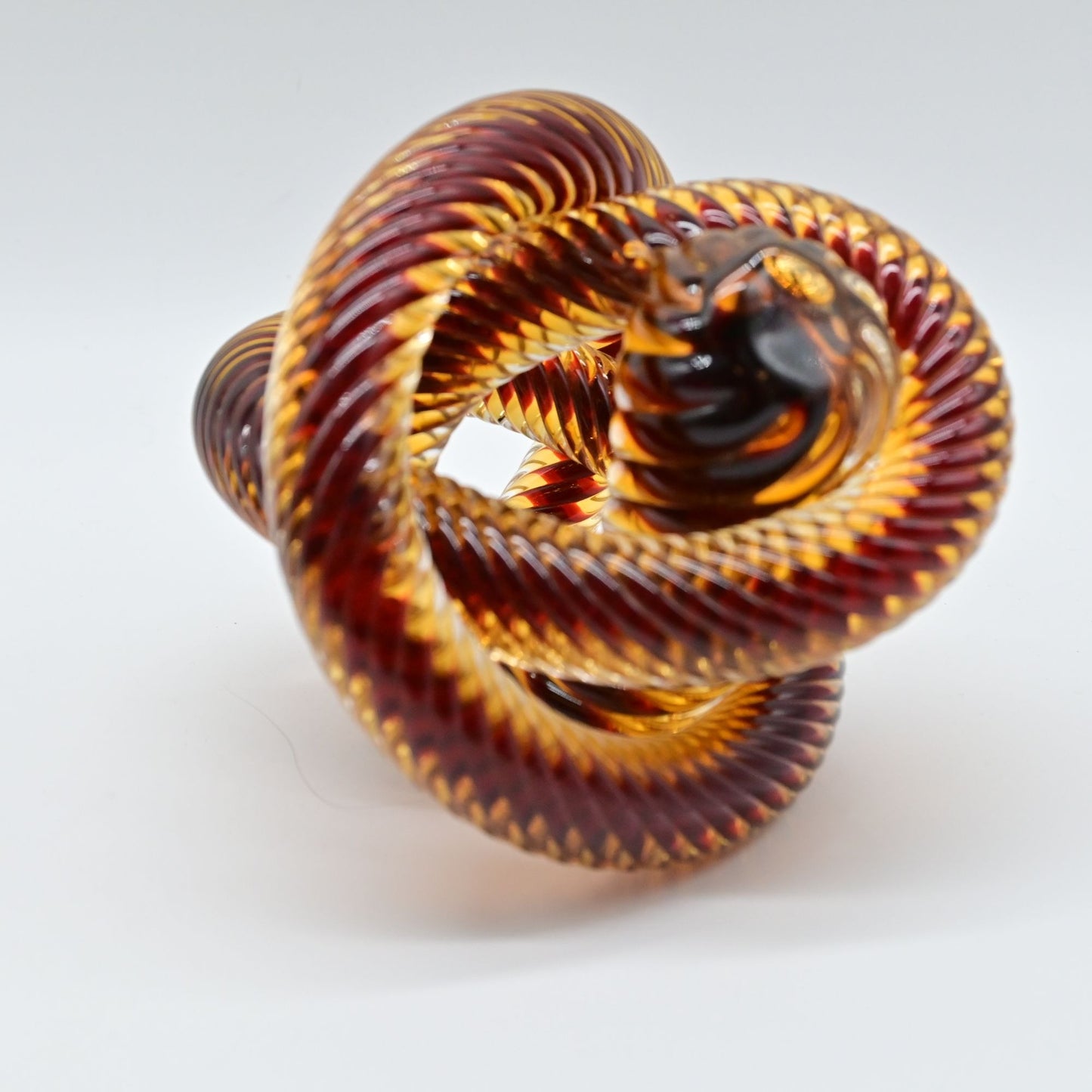 Fusion Z Studios Art Glass Rope Sculpture