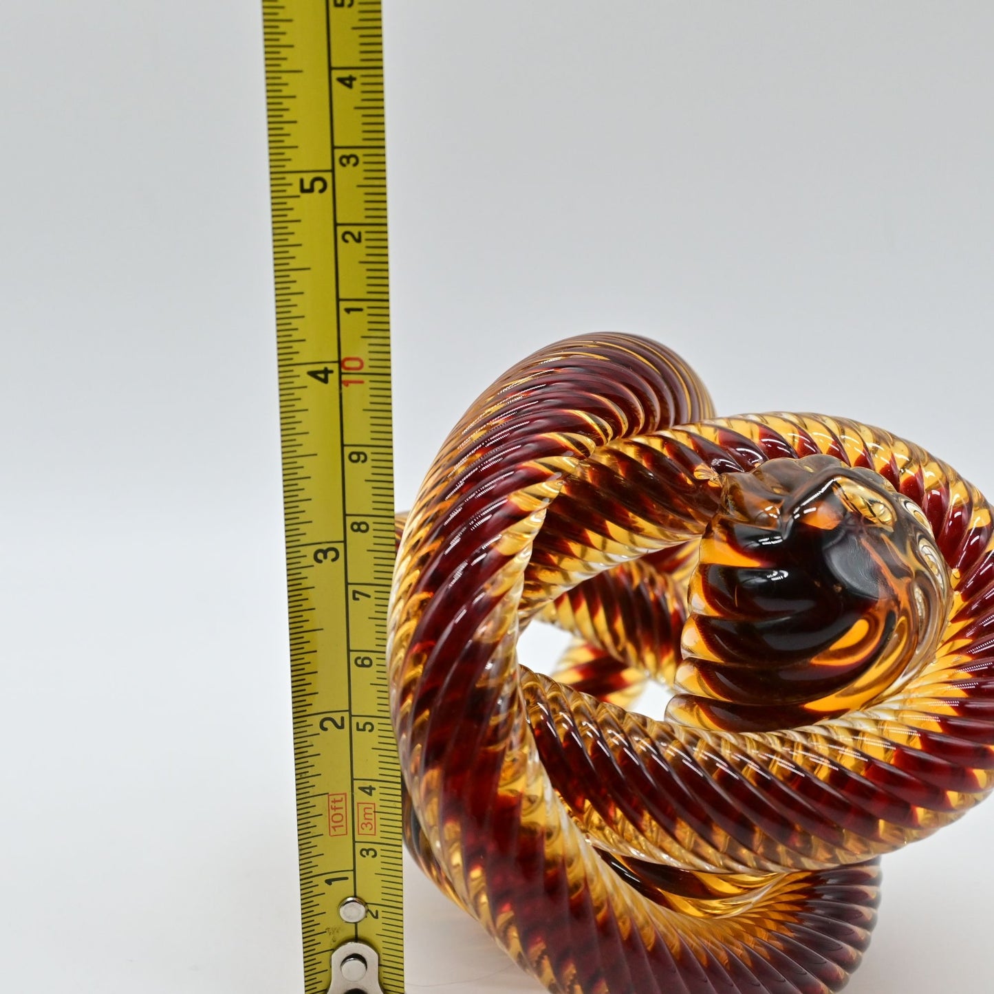Fusion Z Studios Art Glass Rope Sculpture