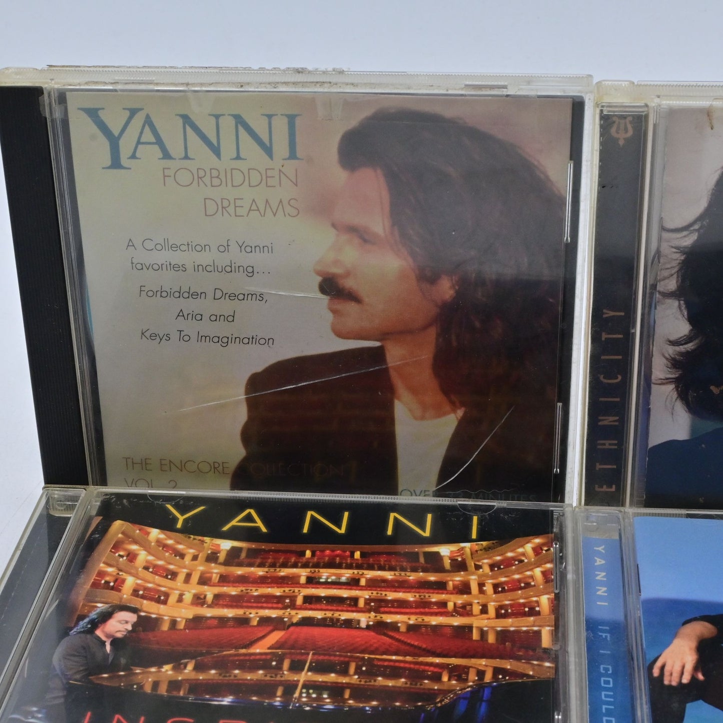 Yanni Music CD Lot Of 4: Forbidden Dreams, Ethnicity, If I Could Tell You