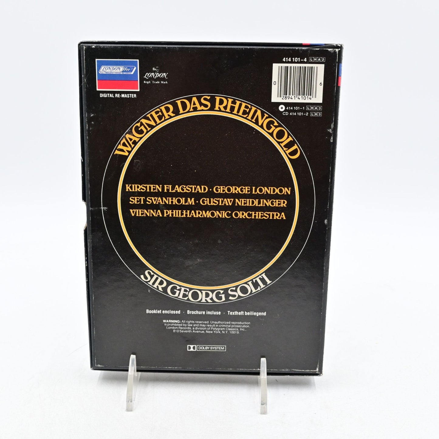 Richard Wagner's opera Das Rheingold Sir George Solti Cassette Box Set