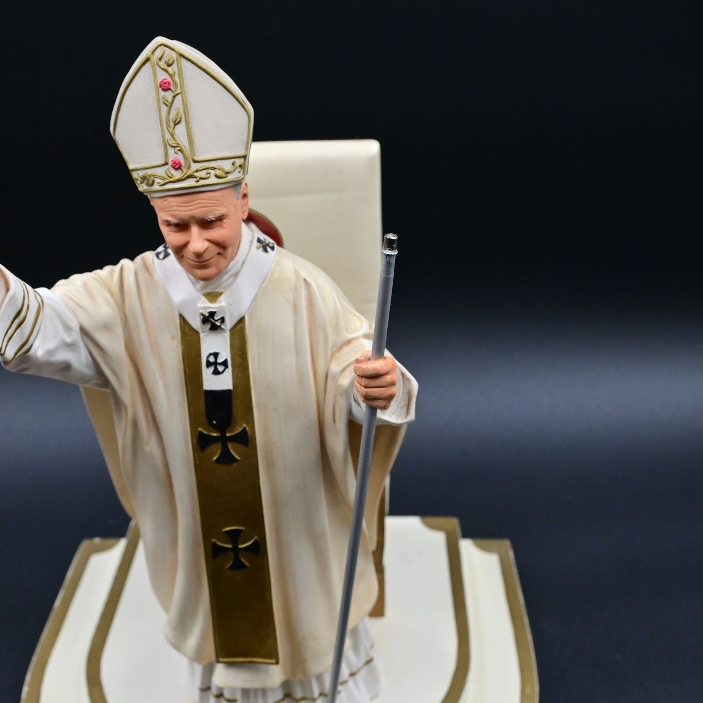 Danbury Mint - Pope John Paul II Millennium Blessing Bruckner Sculpture