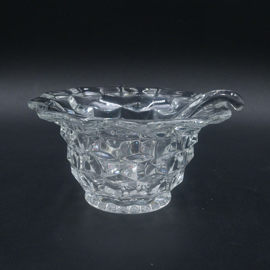 Fostoria American Mayonnaise Bowl With Spoon Vintage