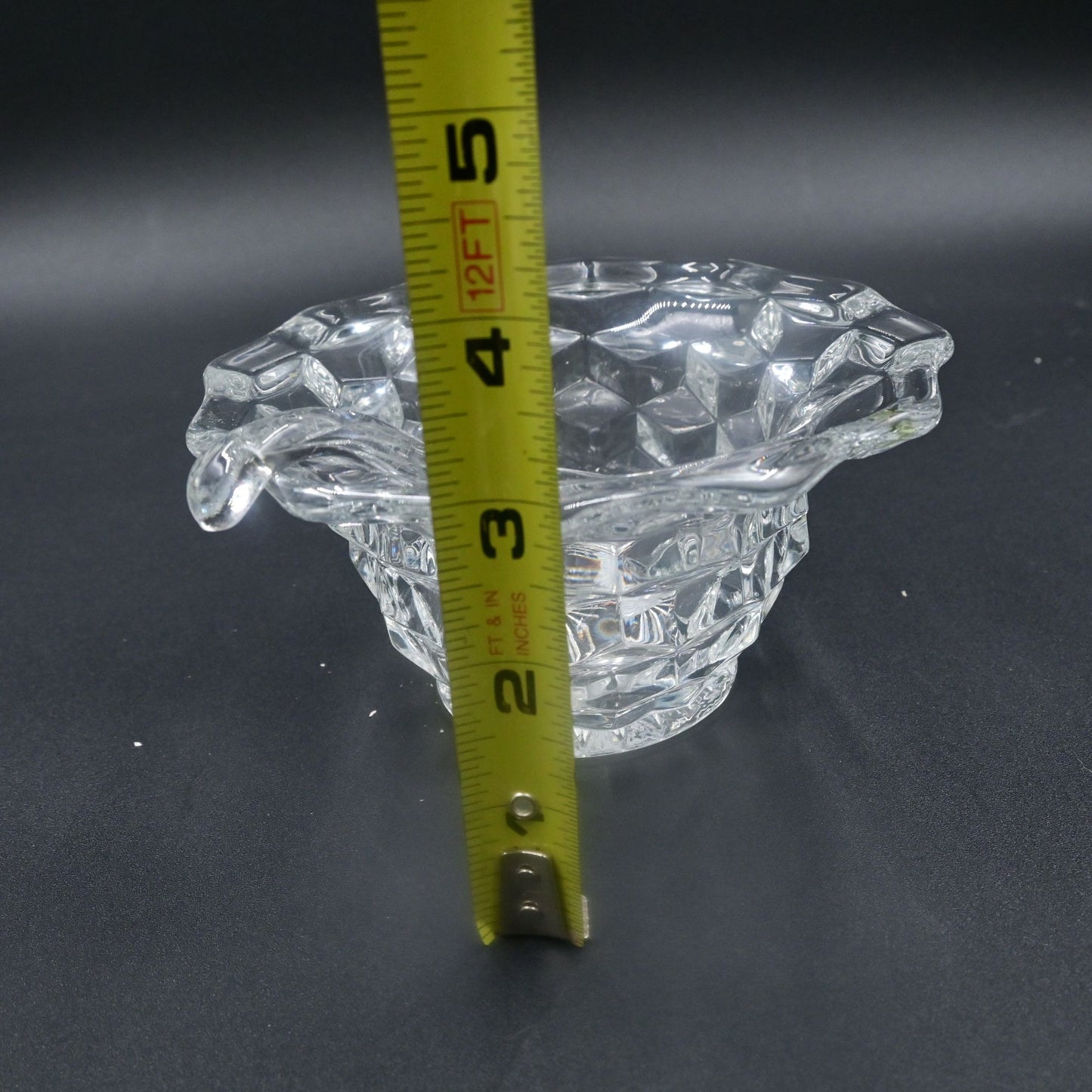 Fostoria American Mayonnaise Bowl With Spoon Vintage