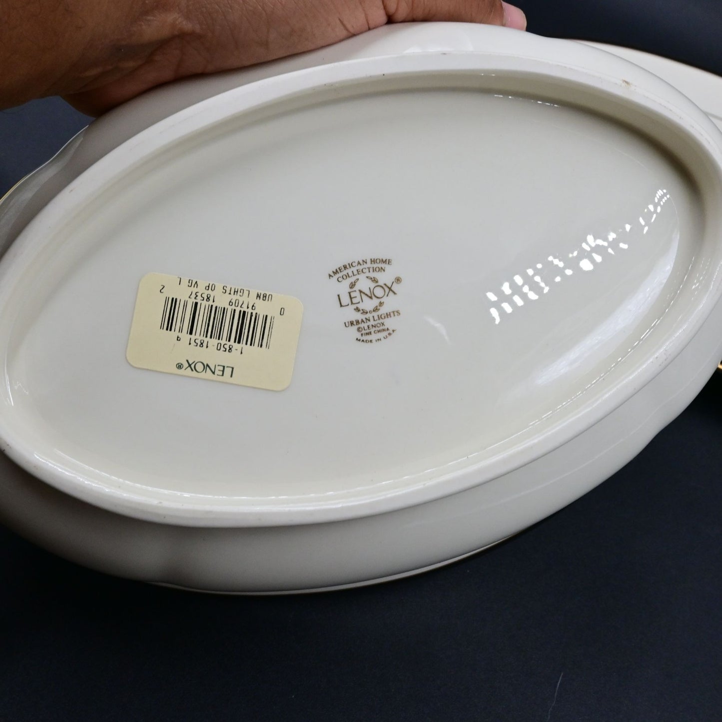 Lenox Urban Lights Fine Bone China Serving Bowl / Plate Bundle
