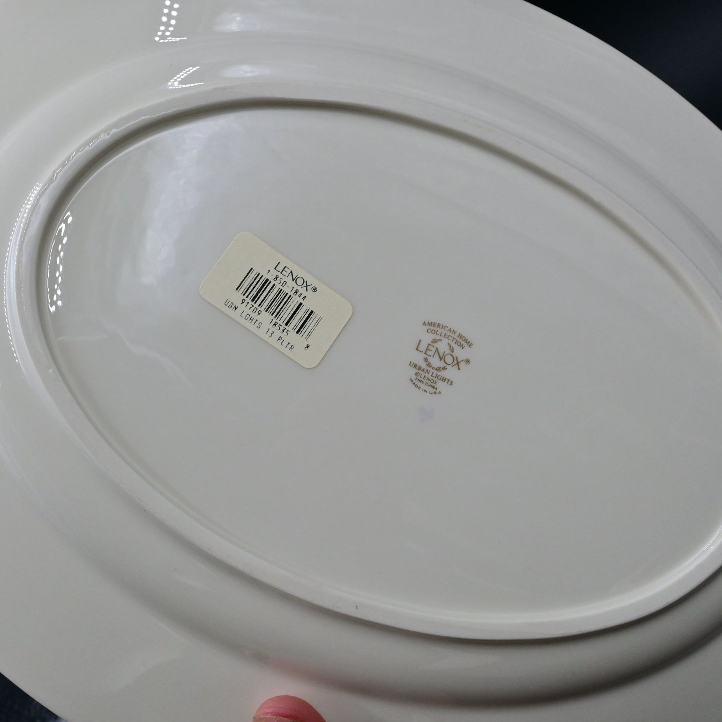 Lenox Urban Lights Fine Bone China Serving Bowl / Plate Bundle