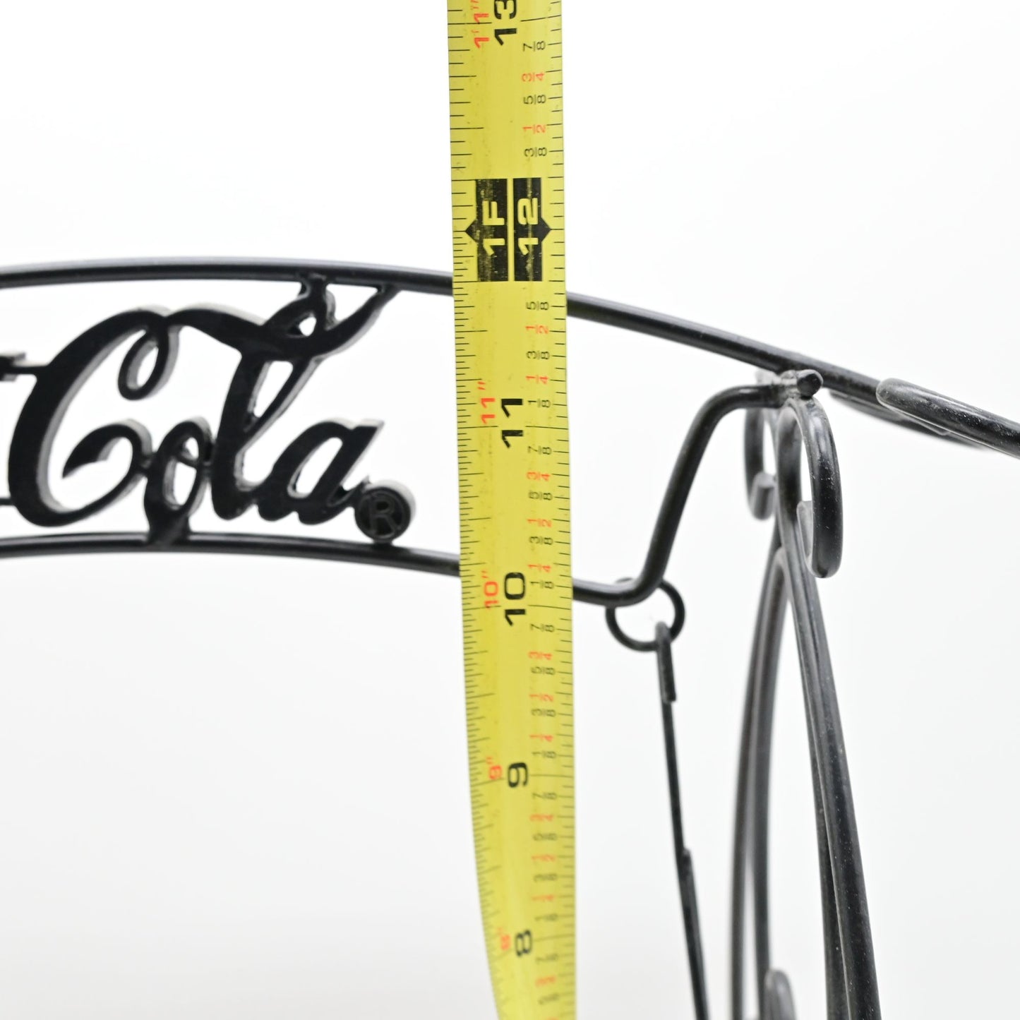 Vintage 1999 Coca-Cola Miniature Park Metal Wood Seat Swing