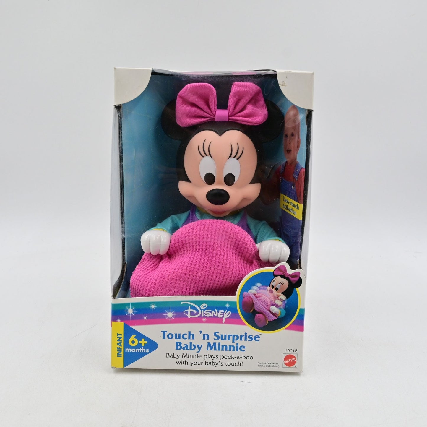 Disney Touch N Surprise Baby Minnie Mouse Mattel Toy Vintage 1997 Sealed