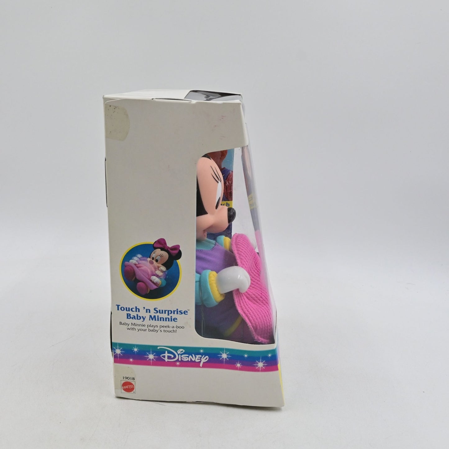 Disney Touch N Surprise Baby Minnie Mouse Mattel Toy Vintage 1997 Sealed