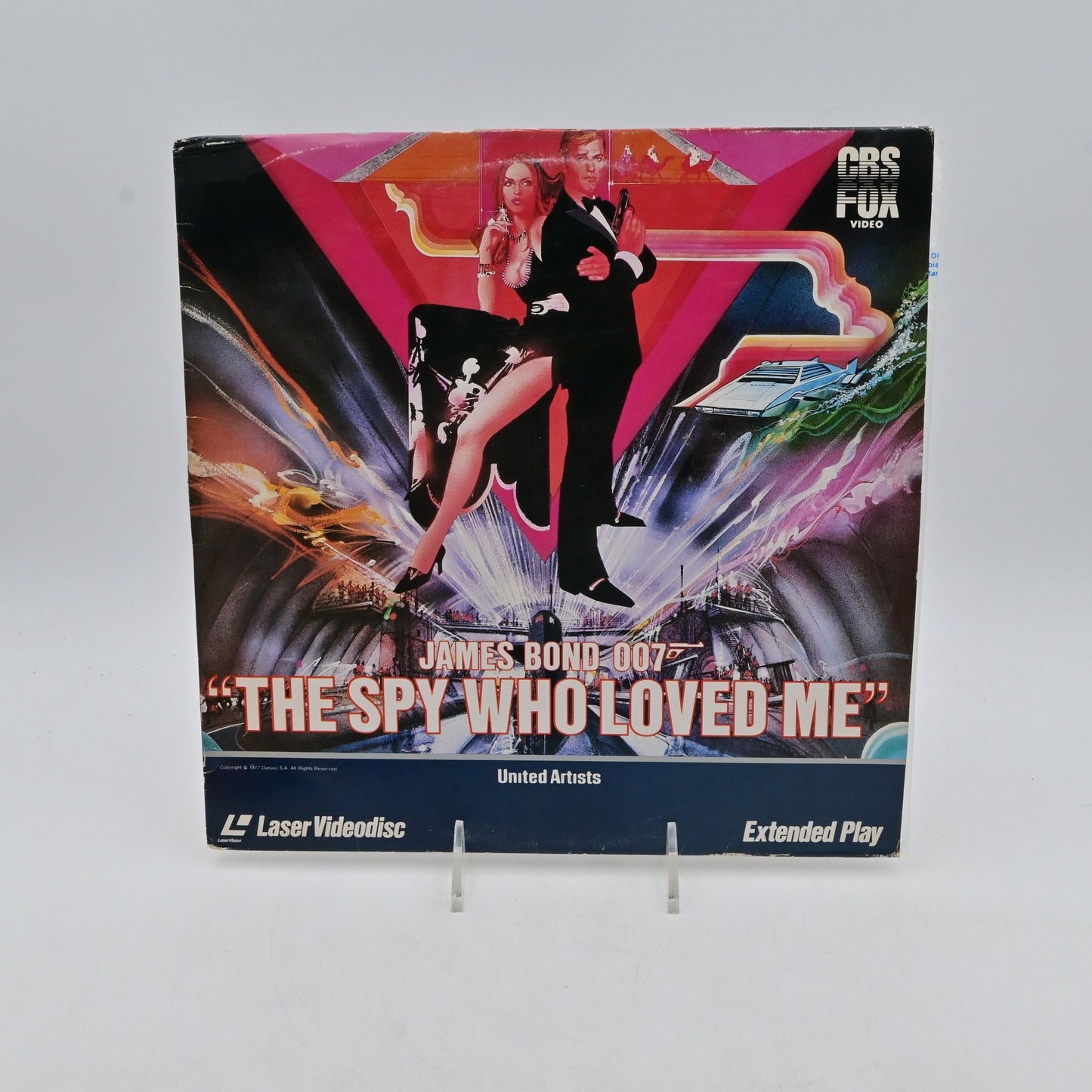 Vintage 1983 James Bond 007 The Spy Who Loved Me LaserDisc Extended Play