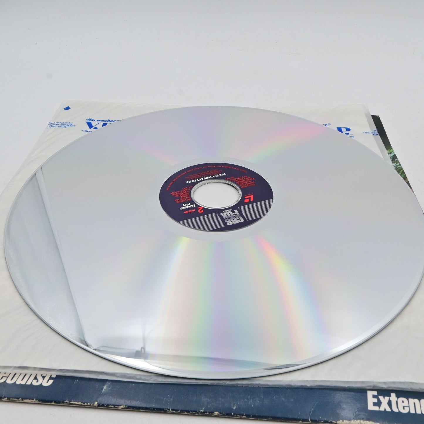 Vintage 1983 James Bond 007 The Spy Who Loved Me LaserDisc Extended Play