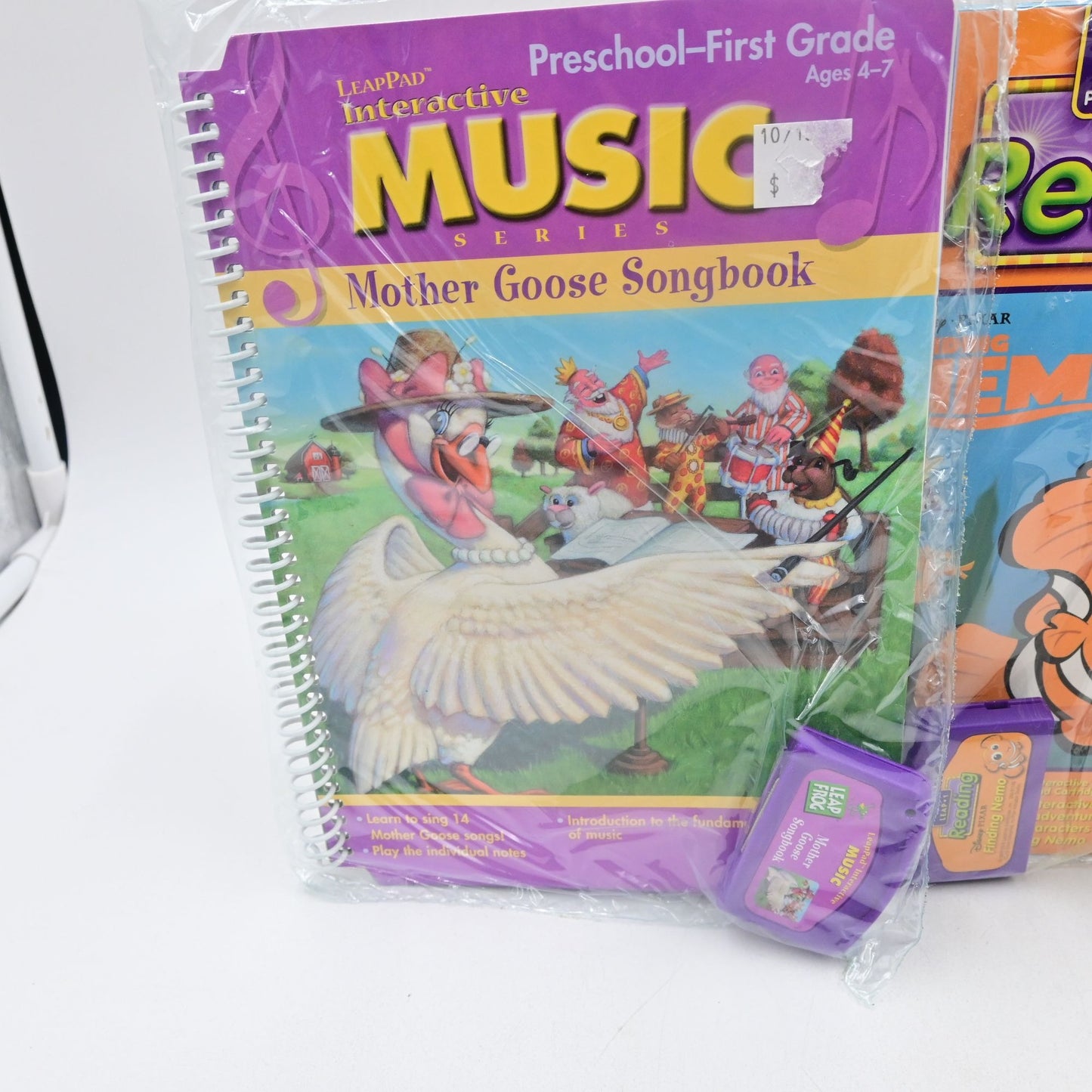 Leapfrog Leap 1 Bundle Of 4 Winnie The Pooh, Finding Nemo, Phonics, Music