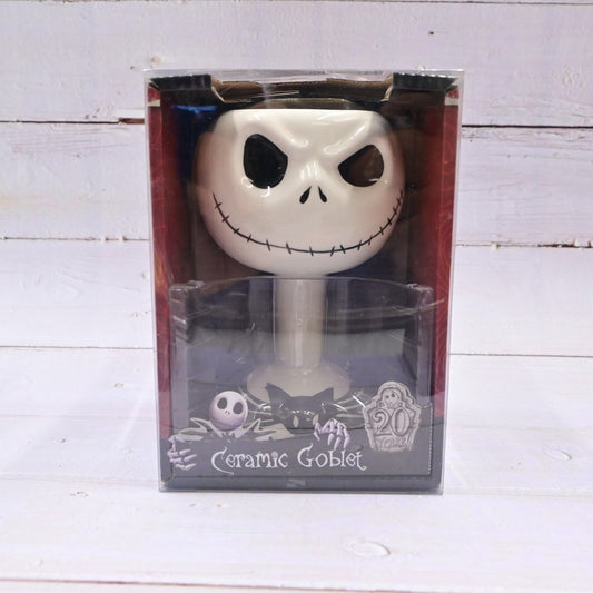 Disney Nightmare Before Christmas Jack Skellington 20 Years Ceramic Goblet