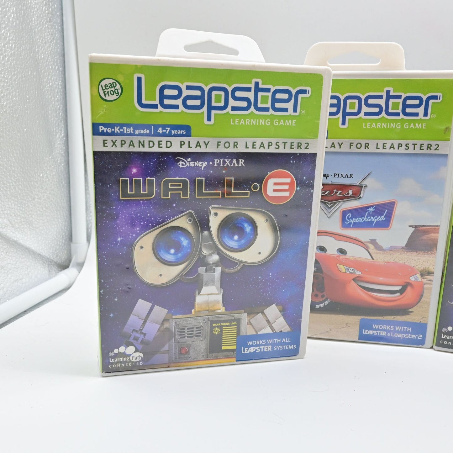 Disney Leapster Wall-E, Cars, Star Wars, Ratatouille Bundle Of 4