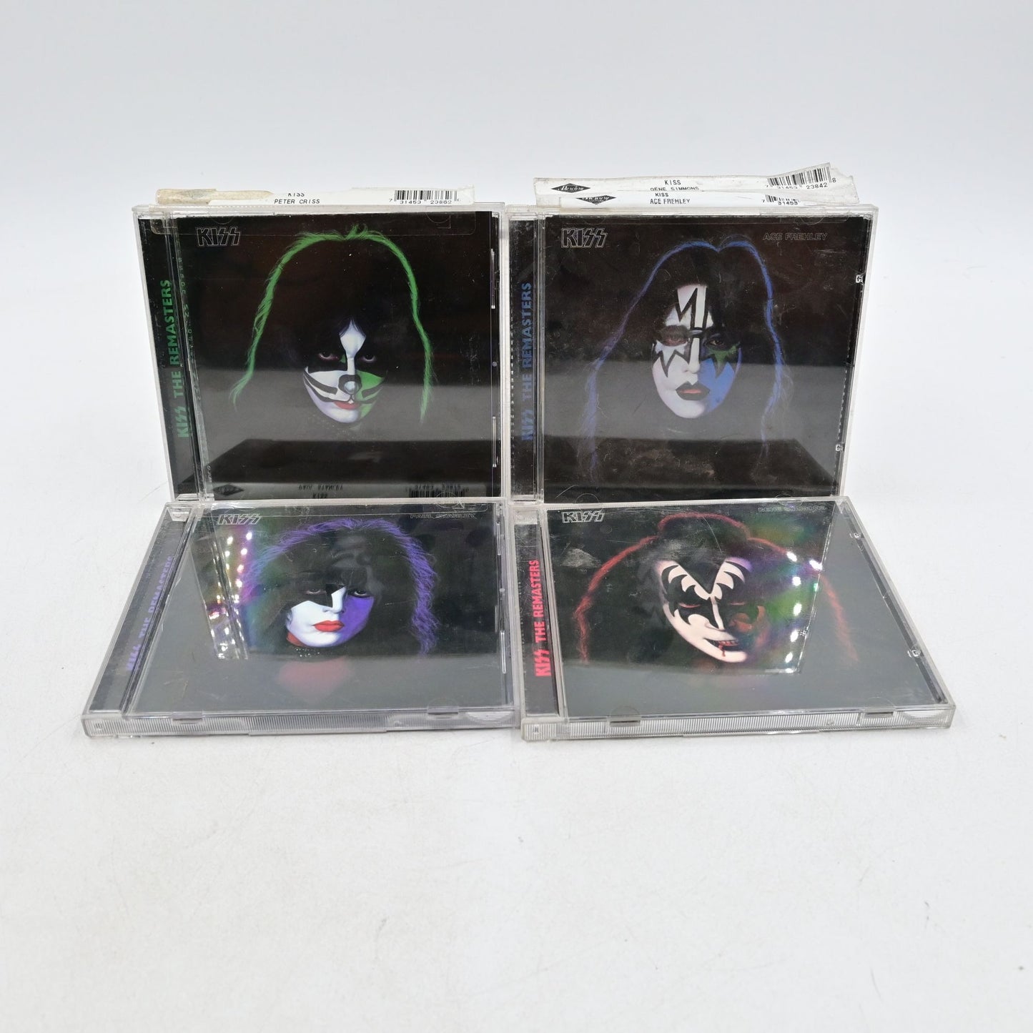 Kiss Remasters Solo Gene Simmons, Paul Stanley, Peter Criss, Ace Frehley Cds