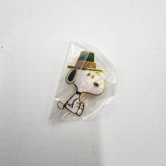 Snoopy St. Patrick's Day Enamel Pin Vintage