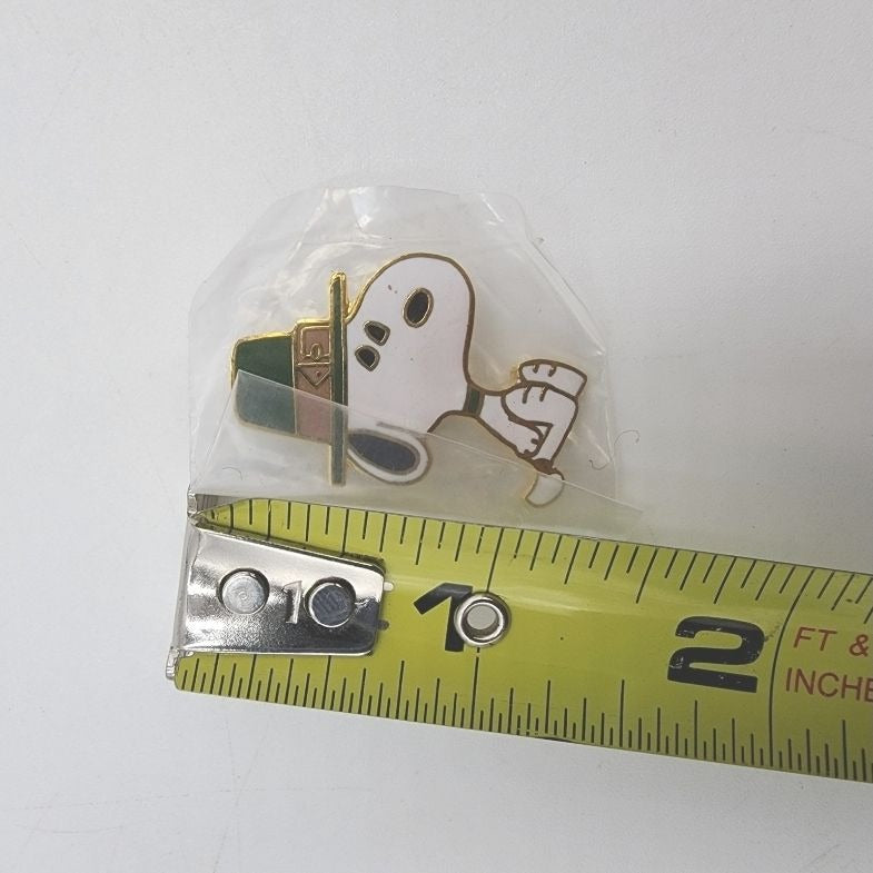 Snoopy St. Patrick's Day Enamel Pin Vintage