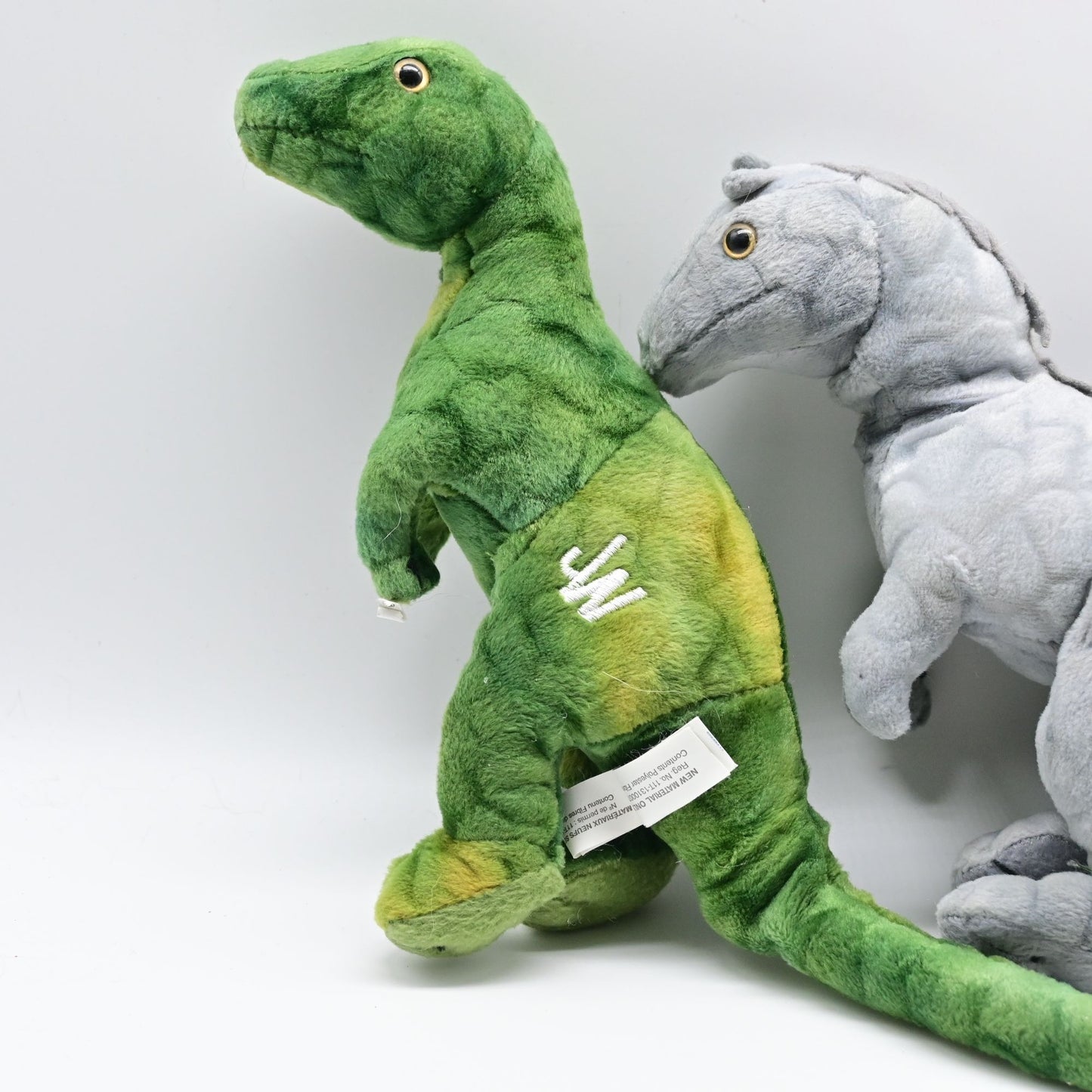 Jurassic World Indominus Rex & Green Velociraptor Plush Bundle Of 2