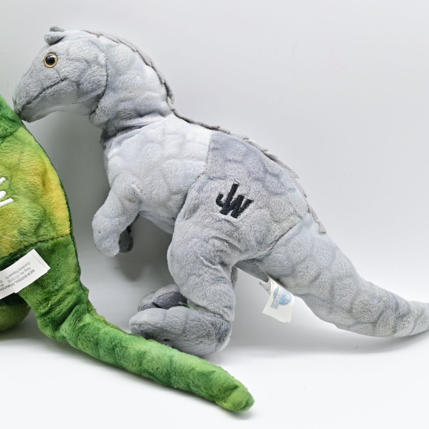 Jurassic World Indominus Rex & Green Velociraptor Plush Bundle Of 2