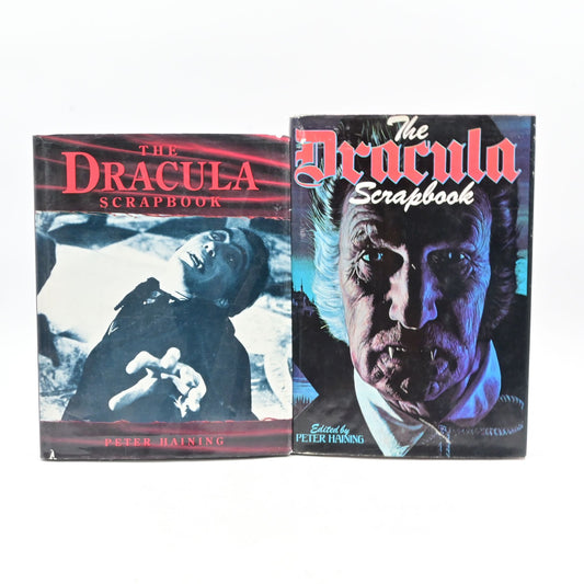 Vintage The Dracula Scrapbook By Peter Haining Hardcover Books Set Of 2