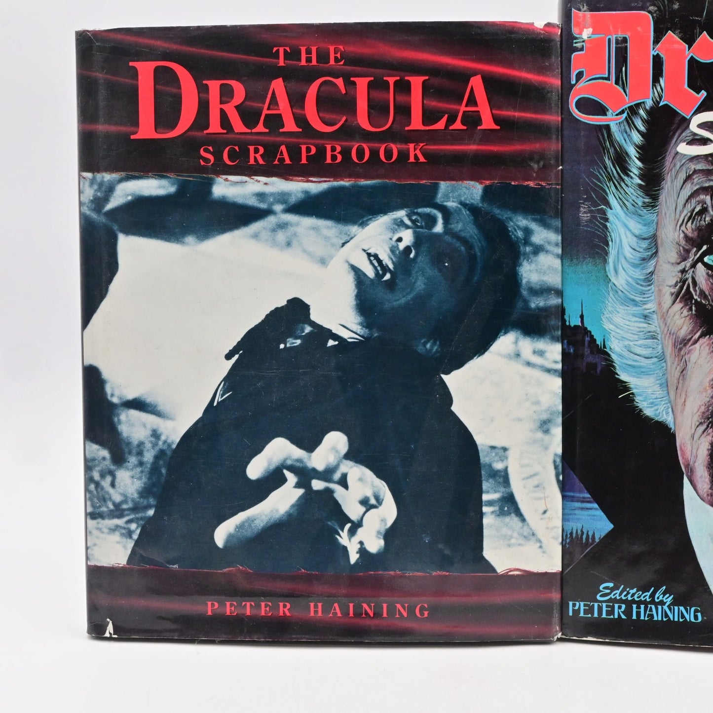Vintage The Dracula Scrapbook By Peter Haining Hardcover Books Set Of 2