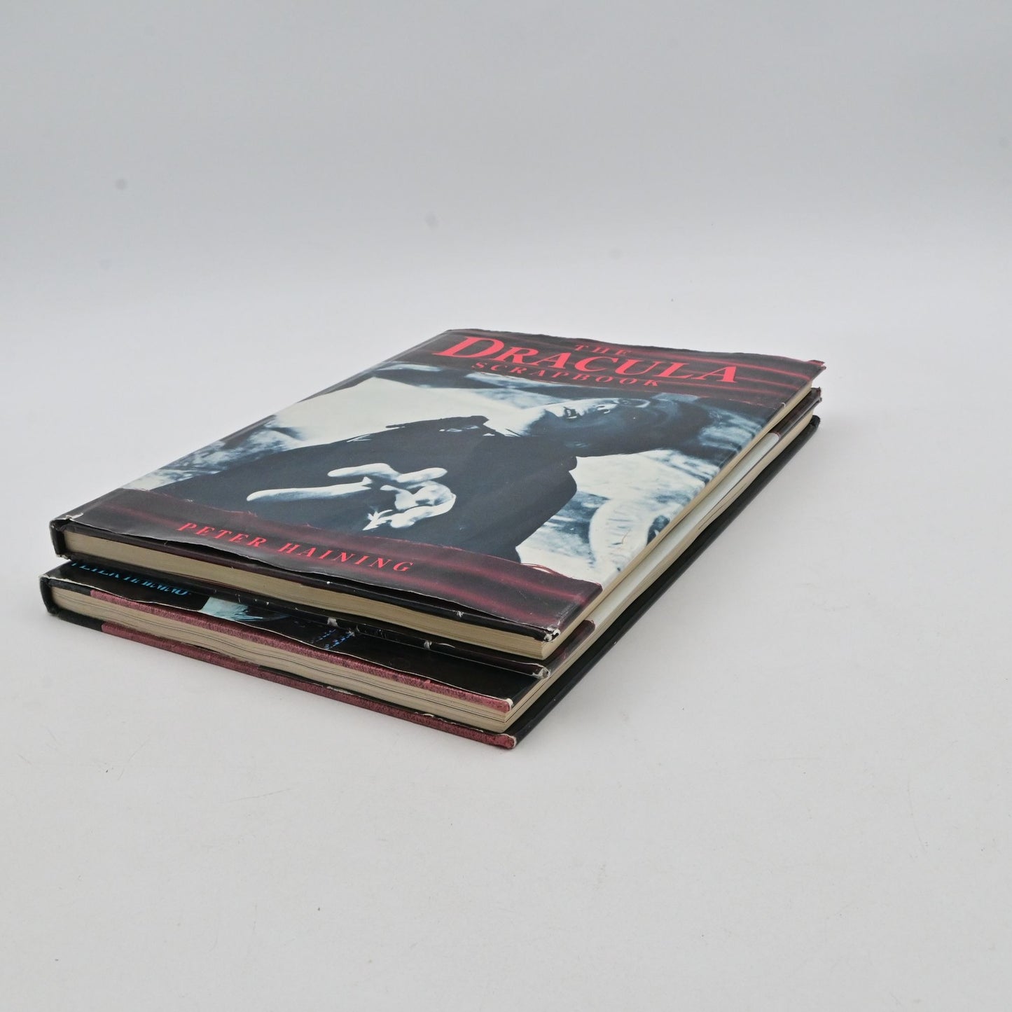 Vintage The Dracula Scrapbook By Peter Haining Hardcover Books Set Of 2