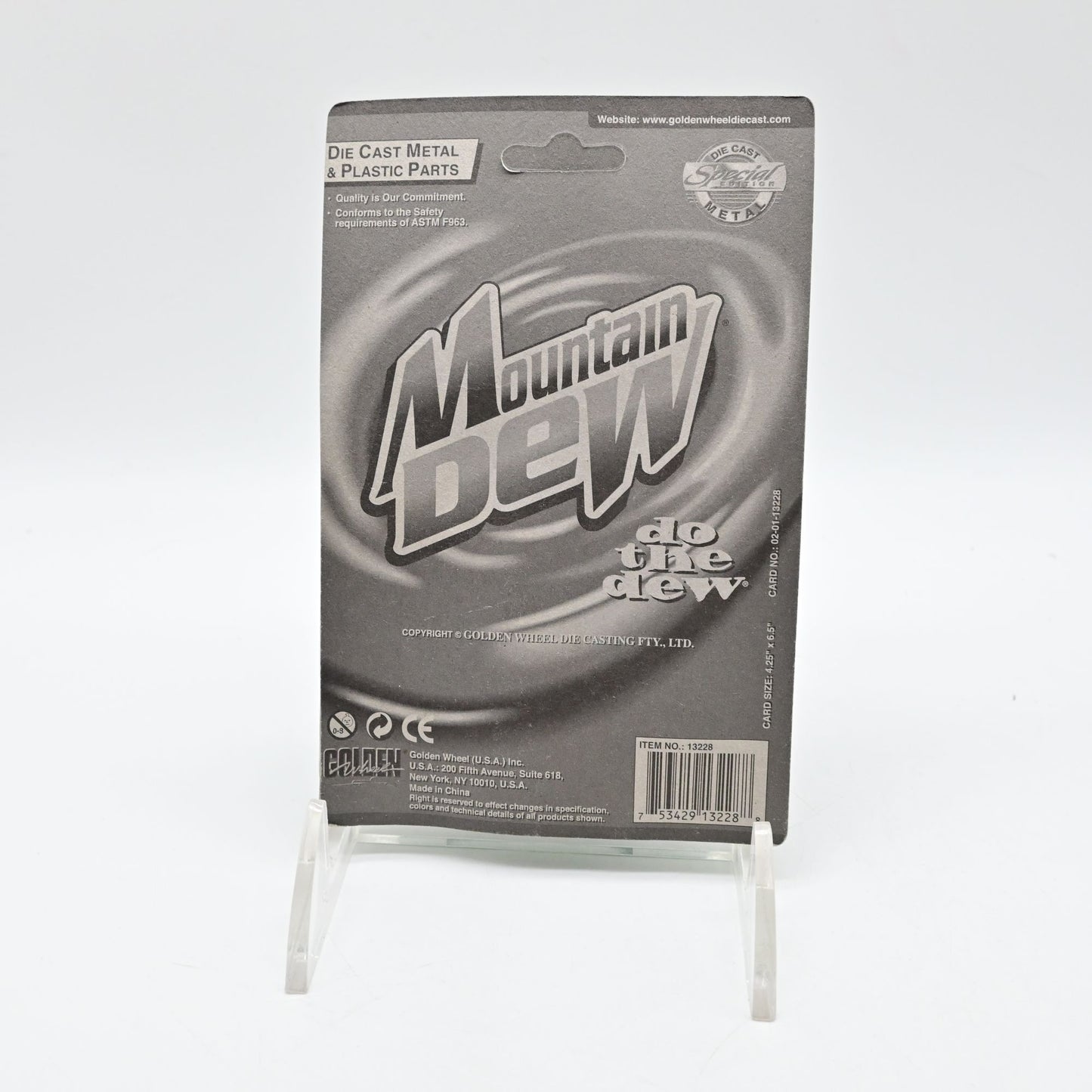 Mountain Dew Van & Car Diecast Car 2 Pack Vintage
