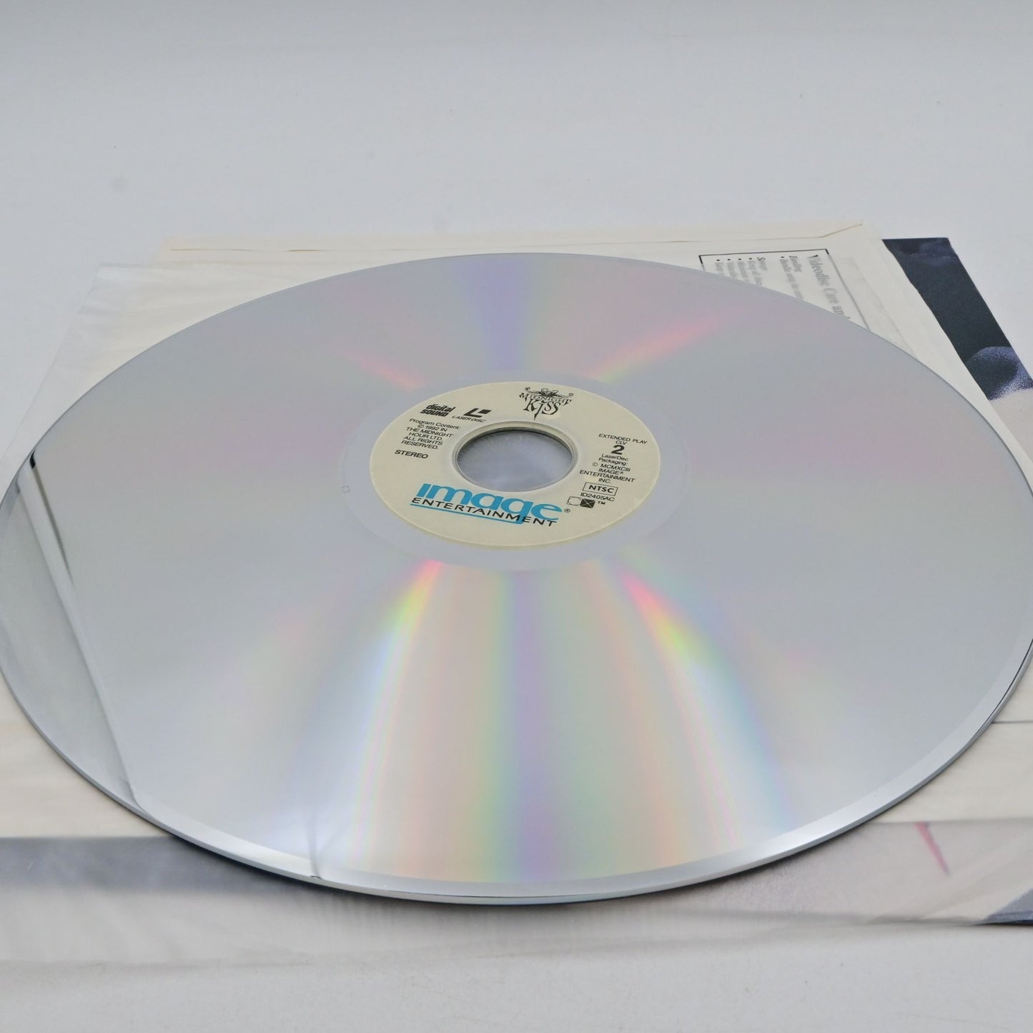 Vintage 1993 Midnight Kiss LaserDisc Horror Thriller Film