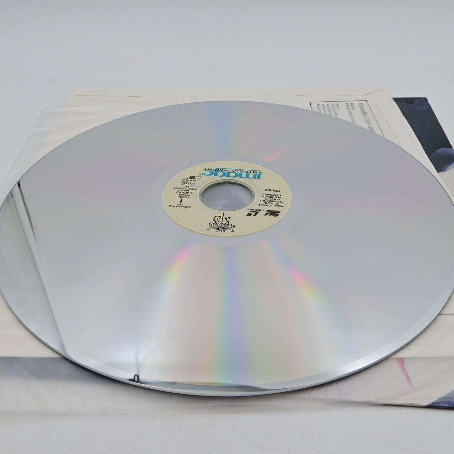Vintage 1993 Midnight Kiss LaserDisc Horror Thriller Film