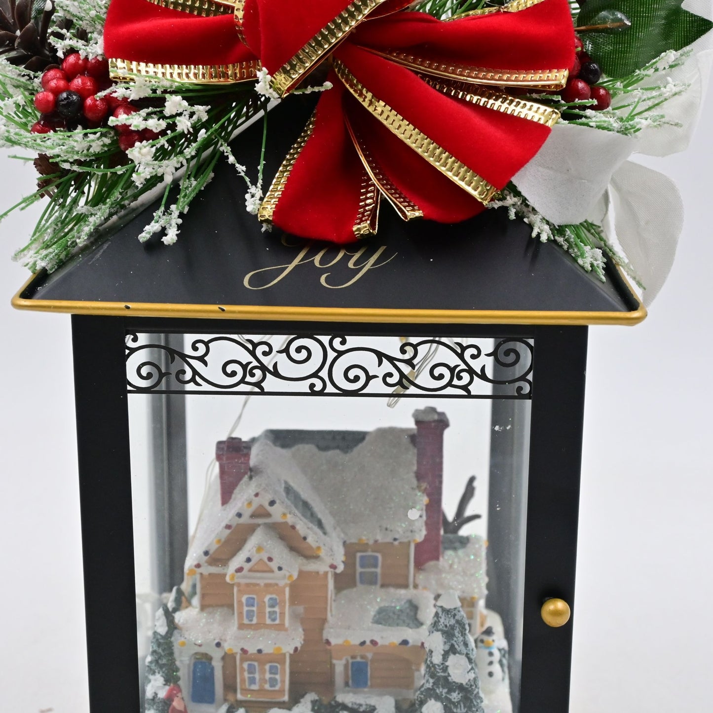 Thomas Kinkade Christmas Lantern Joy Bradford Exchange Sparkle Of The Season