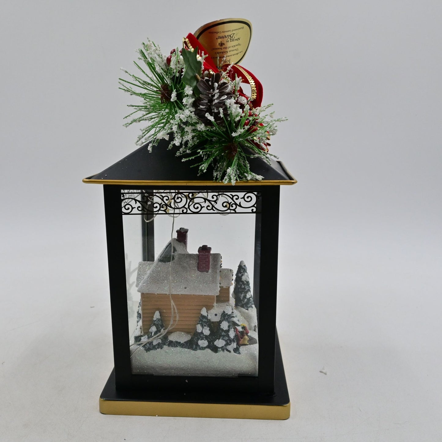 Thomas Kinkade Christmas Lantern Joy Bradford Exchange Sparkle Of The Season