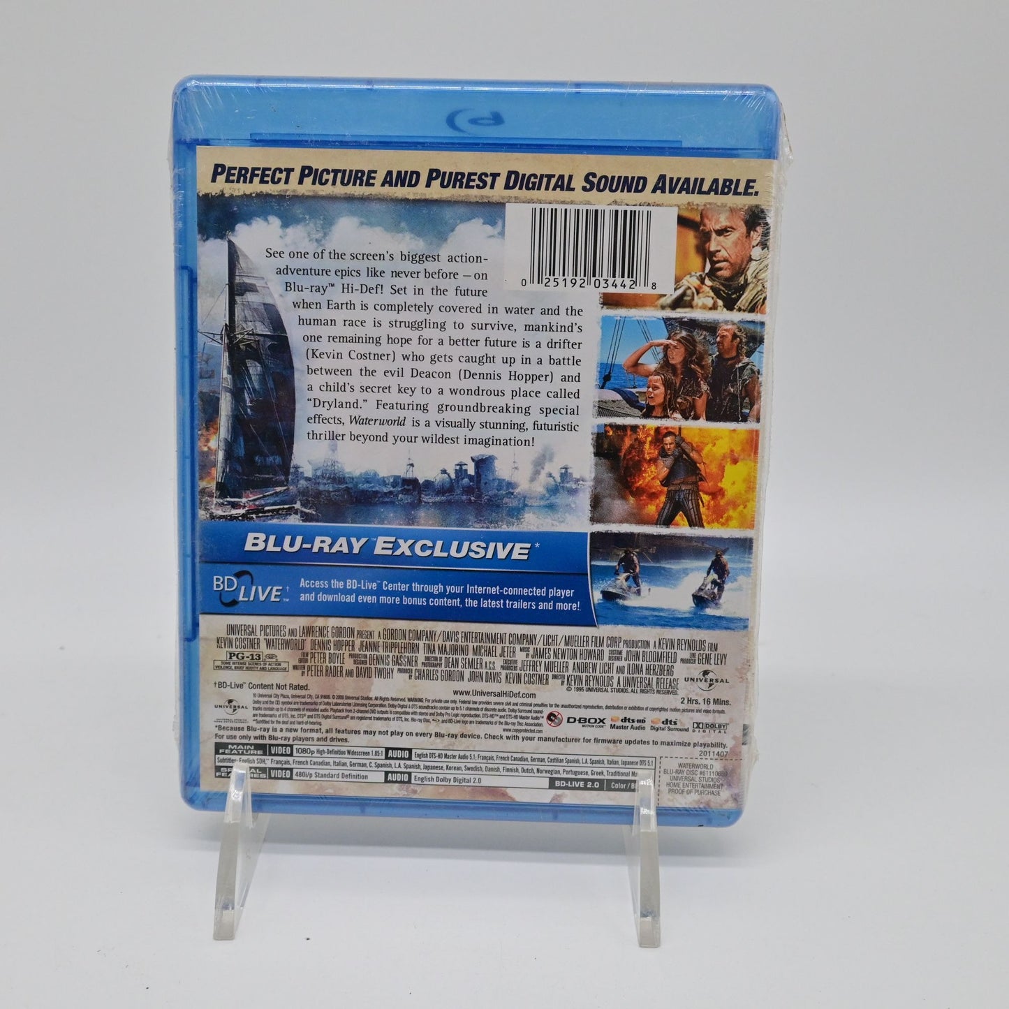 Waterworld Blu-ray Kevin Costner Sealed