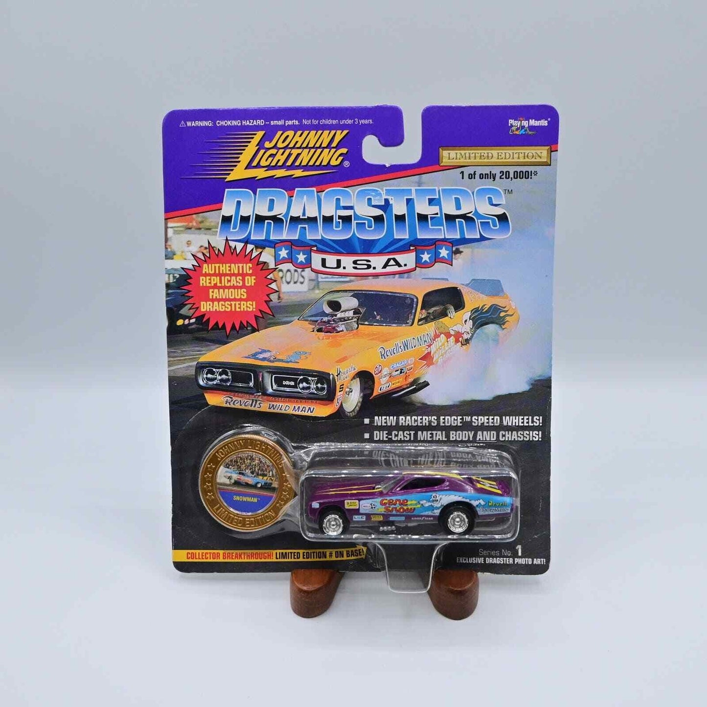 Johnny Lightning Dragsters U.S.A. Gene Snow Snowman Vintage 1996