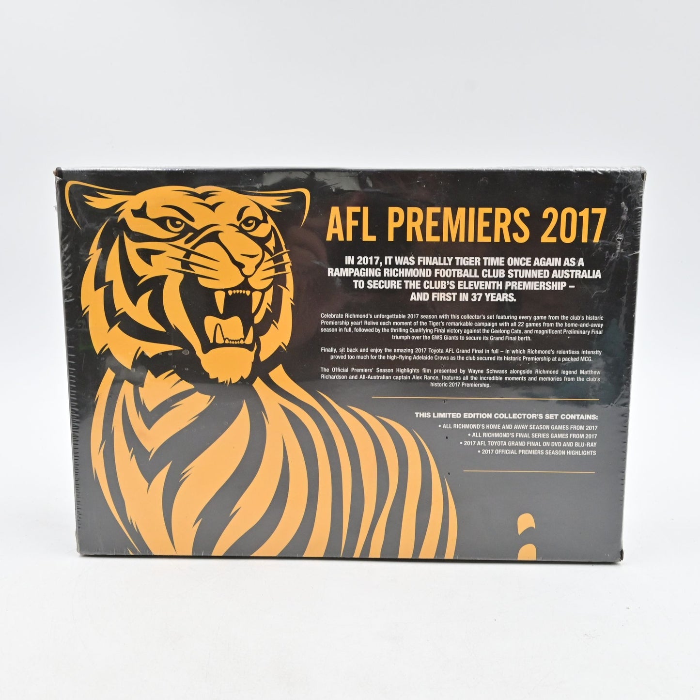 AFL Richmond 2017 Premiers Complete Season Collection Box Set Sealed Region 4