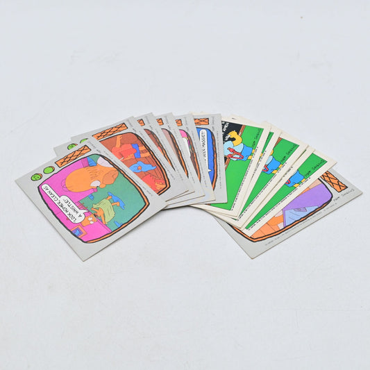 Vintage 1990 The Simpsons Trading Cards Lot Of 13