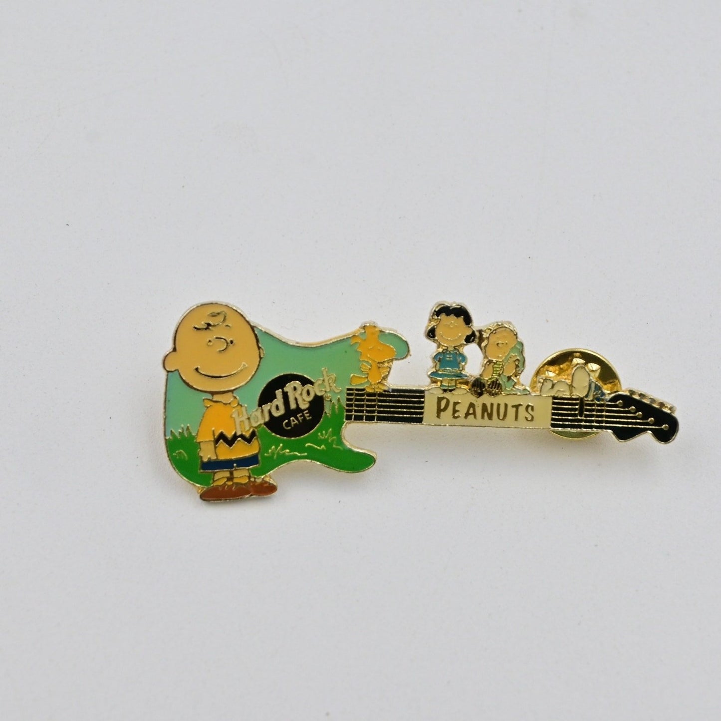 Peanuts Charlie Brown And Friends Hard Rock Cafe Inspired Guitar Pin