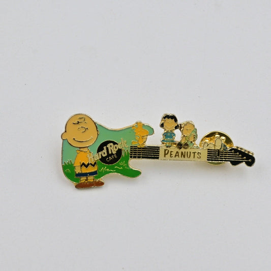 Peanuts Charlie Brown And Friends Hard Rock Cafe Inspired Guitar Pin