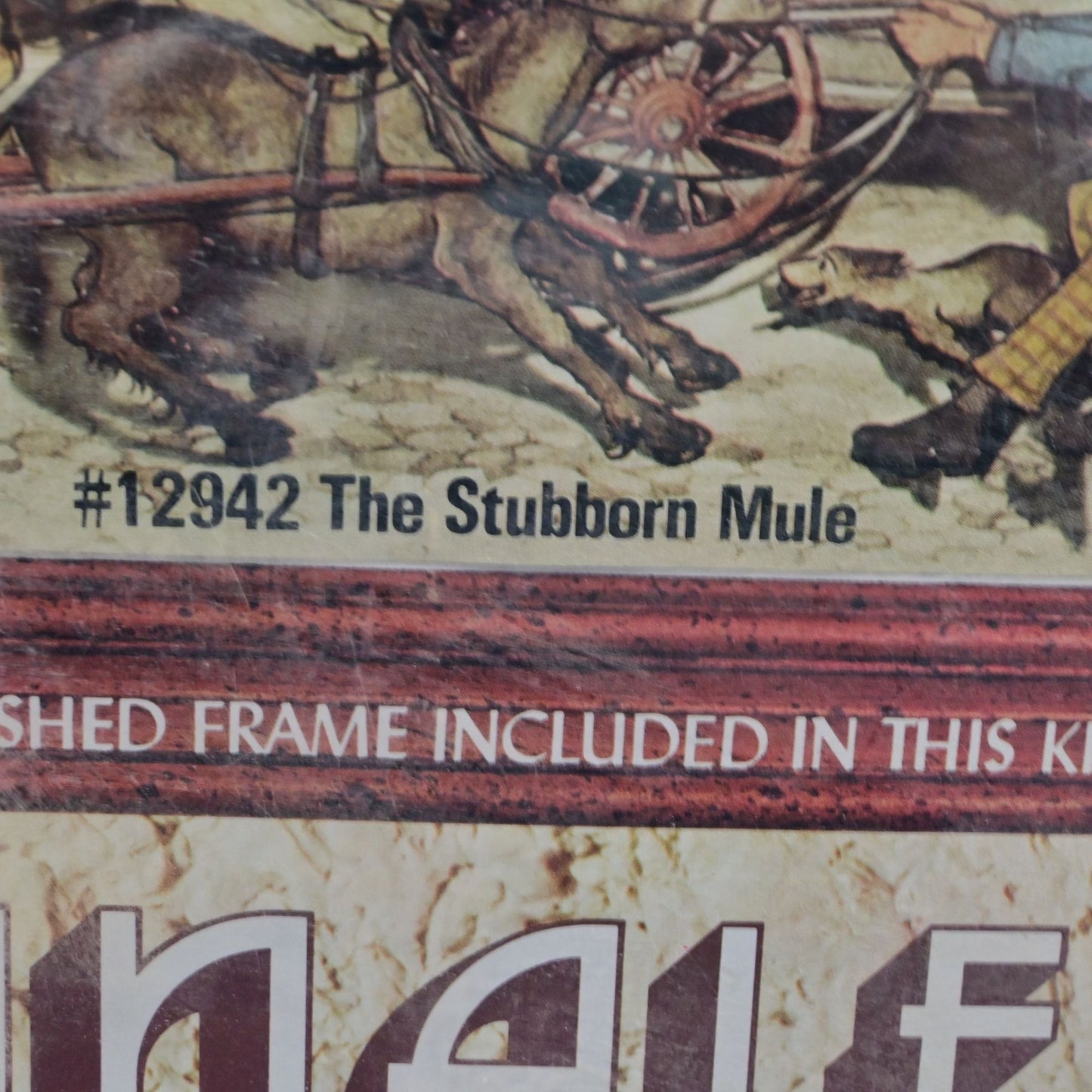 Old World Series Dimensionale Kit 12942 The Stubborn Mule 3D NIB