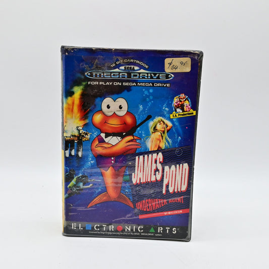 Sega Mega Drive James Pond Underwater Agent 16-Bit Cartridge Electronic Arts