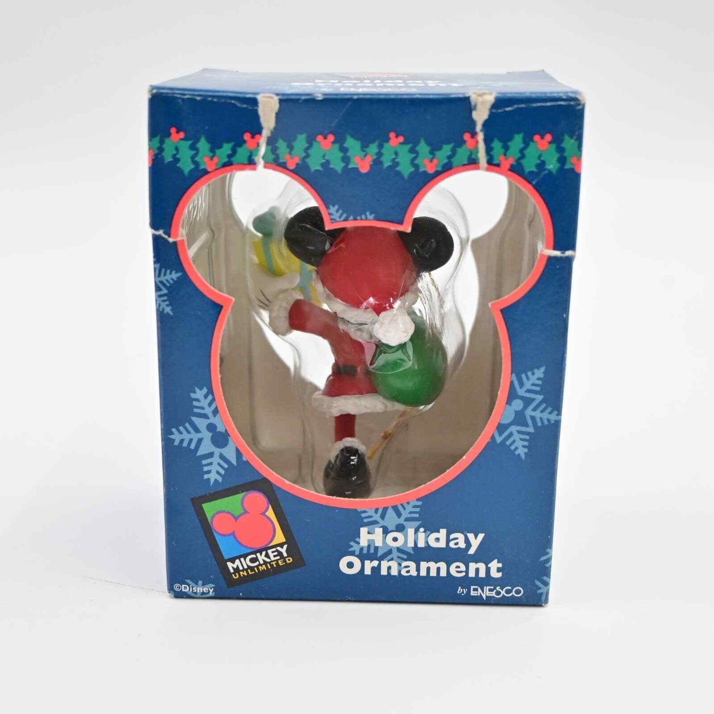 Vintage Enesco Disney Mickey Mouse Christmas Ornament