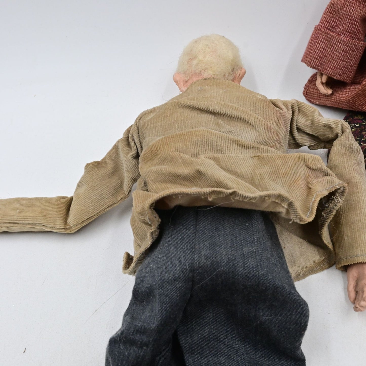 Daddy Long Legs Gracie & Sam Vintage Shelf Sitter Figure Pair Of 2 Damaged