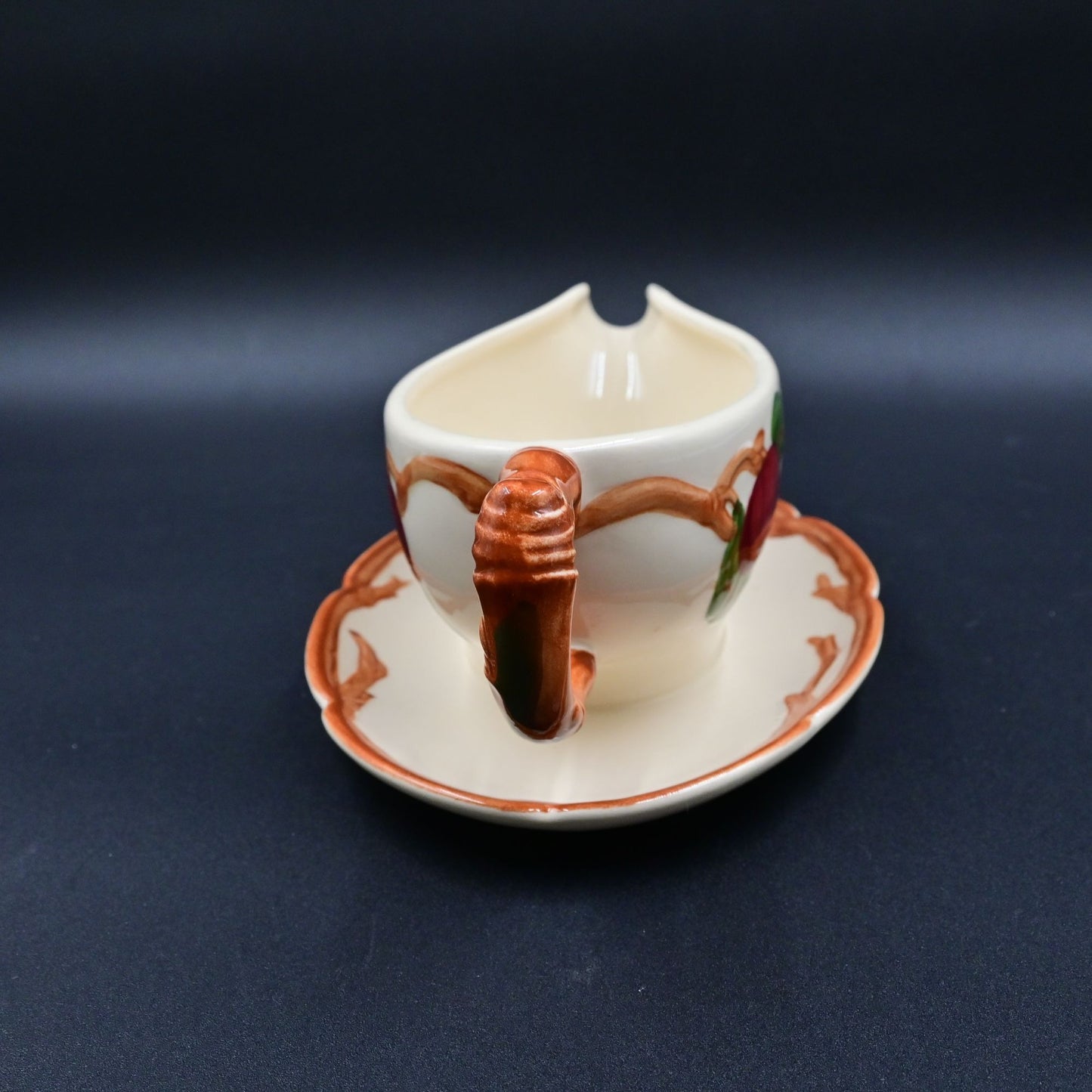 Franciscan Apple Gravy Boat USA Earthenware Vintage