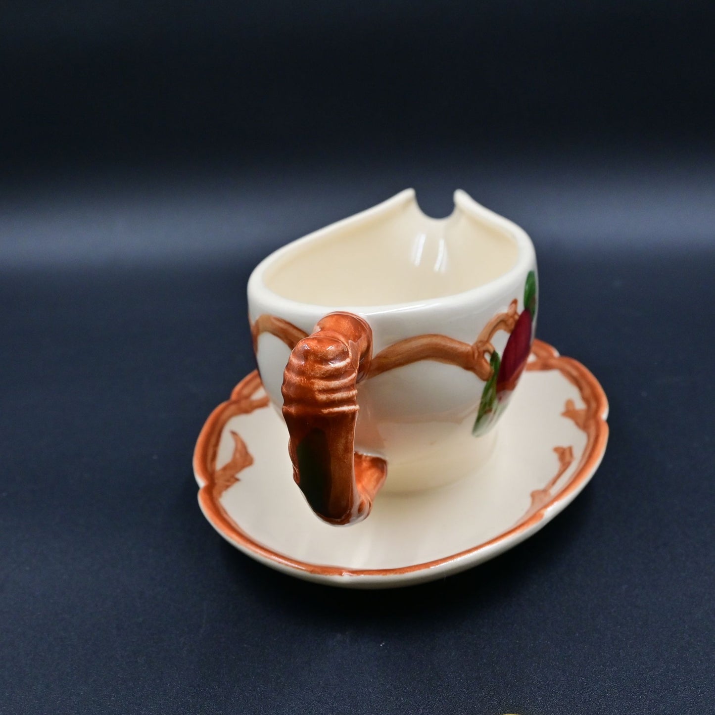 Franciscan Apple Gravy Boat USA Earthenware Vintage